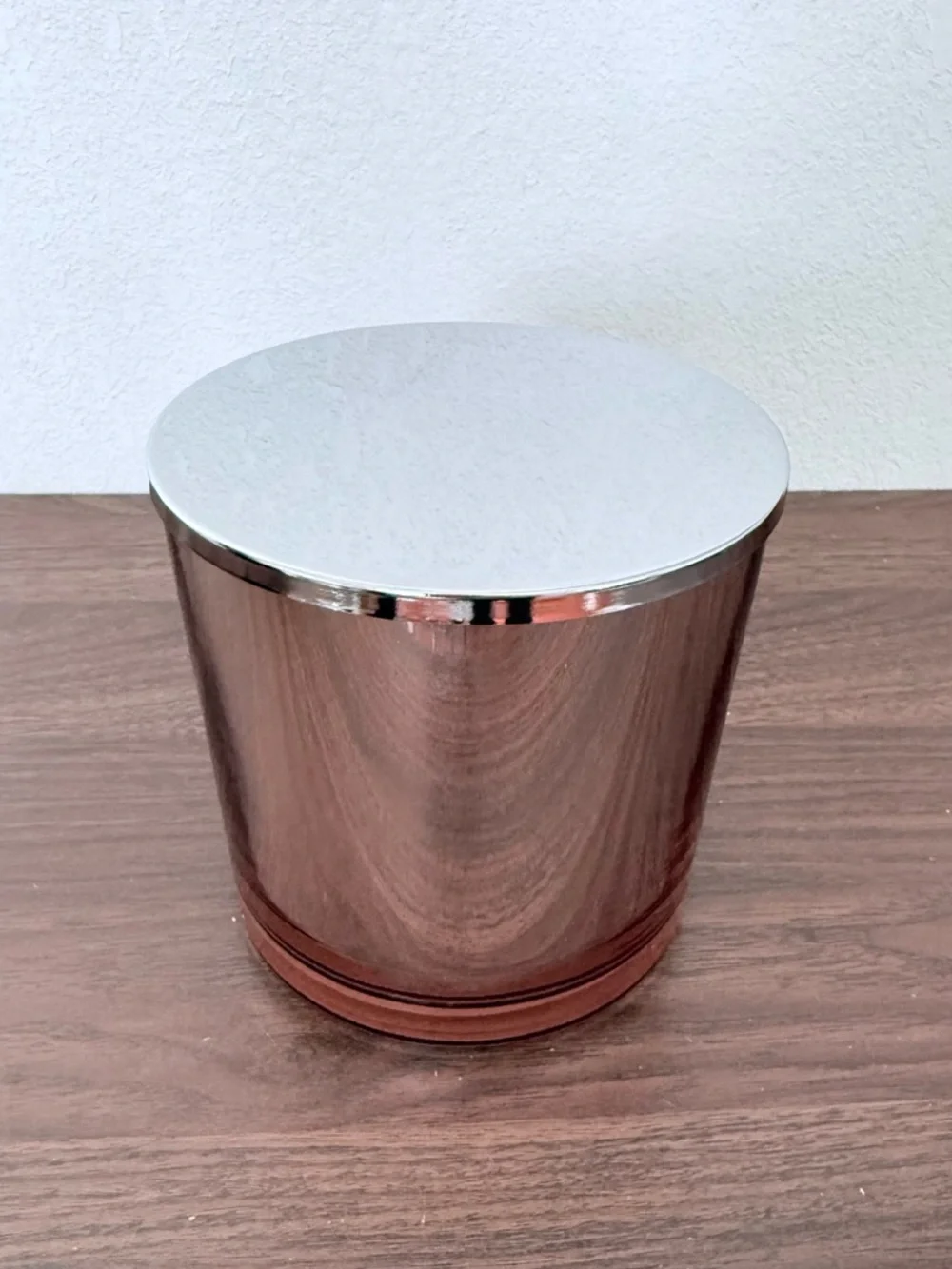 Pottery Barn Champagne Cheer Candle Rose Gold Large